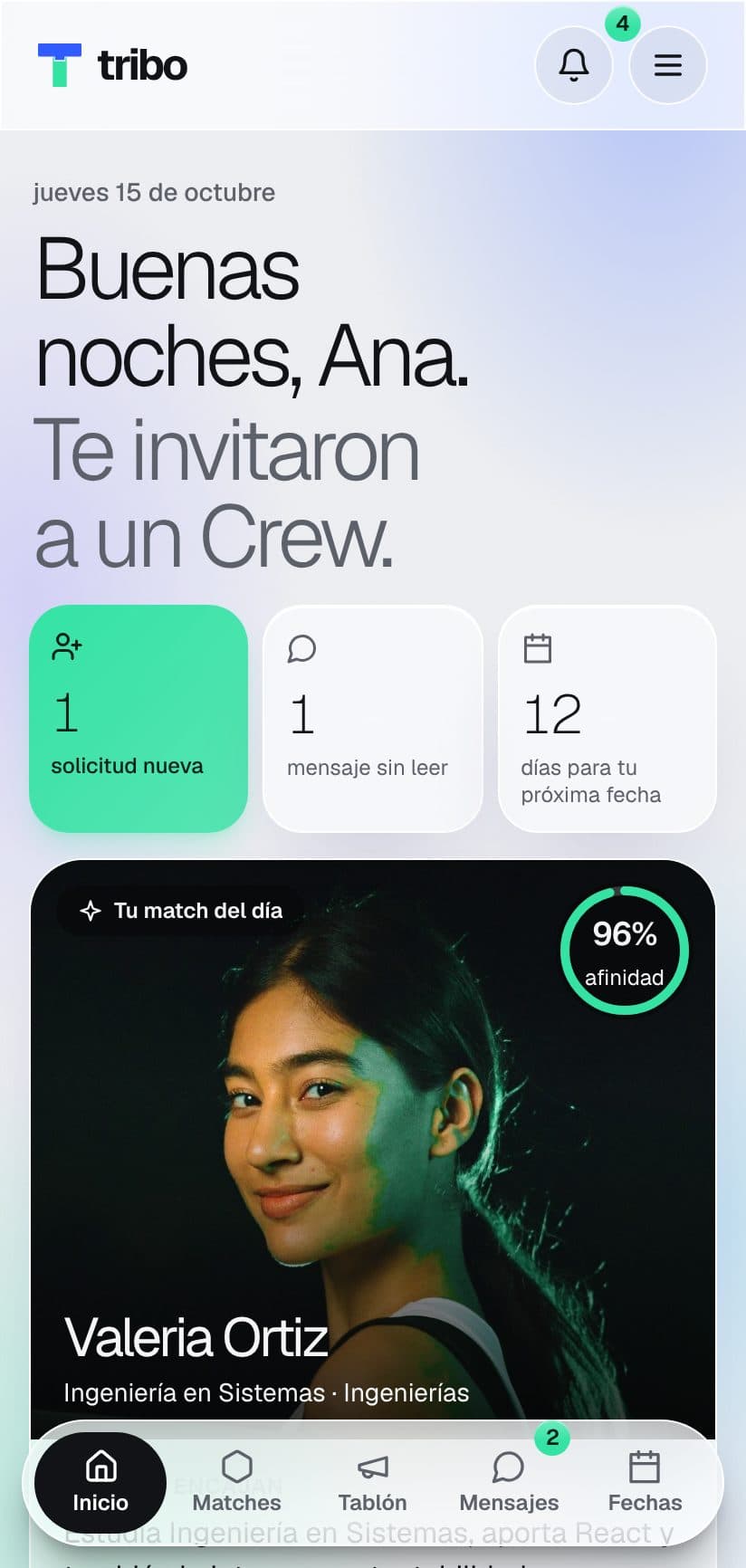 Tribo en el celular